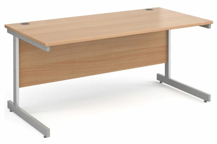 Thrifty Next-Day Rectangular Desk Beech
