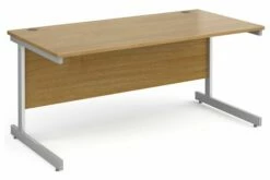 Thrifty Next-Day Rectangular Desk Oak