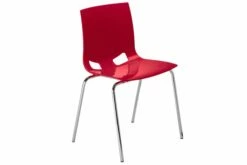 Pack Of 4 Altmen Polypropylene Stacking Side Chairs
