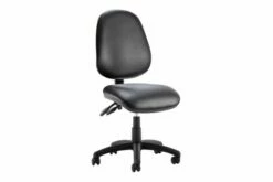 Lunar Plus 2 Lever Vinyl High Back Operator Chair (No Arms)
