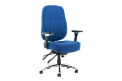 Cadiz High Back Fabric Operator Chair (Blue)