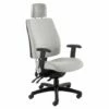 Indre High Back Fabric Operator Chair With Headrest & Folding Arms
