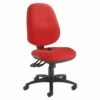 Eldon Extra High Back 3 Lever Inflatable Lumbar Fabric Operator Chair