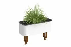 Athena Tool Bar Planter Box With Artificial Plants