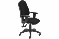 Serene 3 Lever Syncro High Back Fabric Operator Chair