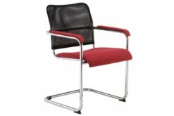 Roosevelt Mesh Back Cantilever Chair