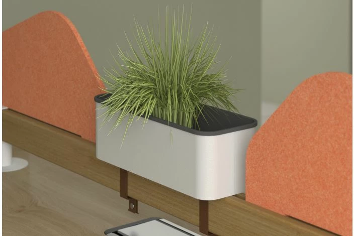 Faro Tool Bar Planter Box With Artificial Plants - Image 2
