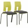Hille SE Classic Linking Classroom Chair With Seat Pad