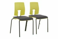 Hille SE Classic Linking Classroom Chair With Seat Pad