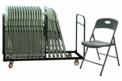 Smart Folding Chair Bundle Deal (28 Chairs & 1 Trolley)