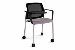 Yarra Mesh Back Mobile Chair With Writing Tablet