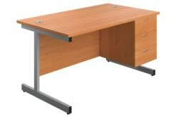 Proteus I Clerical Desk With 3 Drawers