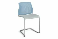 Yarra Perforated Back Cantilever Chair No Arms