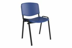 Volta Plastic Stacking Conference Chair (Black Frame)