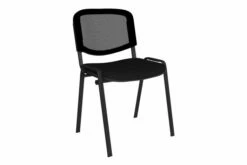 Volta Mesh Back Stacking Conference Chair (Black Frame)