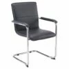 Jensen Faux Leather Faced Cantilever Chair
