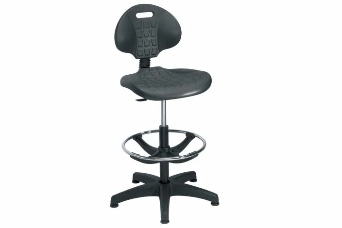 Echo 1 Lever Deluxe Medium Back Polypropylene Draughtsman Chair