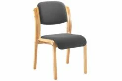Burch Stacking Side Chair (Charcoal)