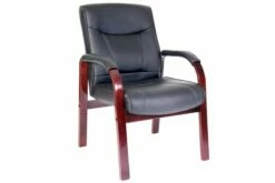 Knightsbridge Mahogany/Black Chair
