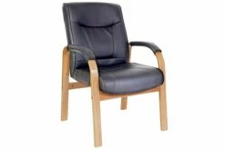 Knightsbridge Oak/Black Chair