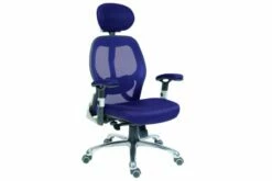 Cobham Blue High Mesh Back Operator Chair