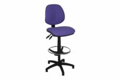 Educate Medium Back Fabric Draughtsman Chair