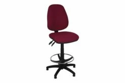 Educate High Back Fabric Draughtsman Chair