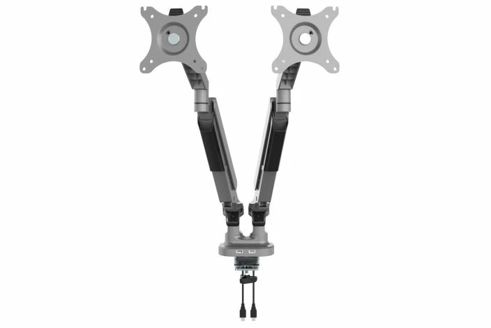 Flush Gas Spring Double Monitor Arm - Image 2