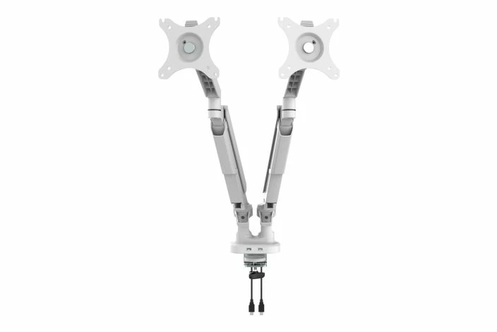 Flush Gas Spring Double Monitor Arm - Image 3