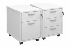All White Premium Mobile Pedestals