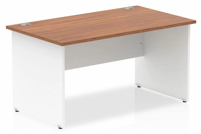 Vitali Duo Panel End Rectangular Desk - Image 3