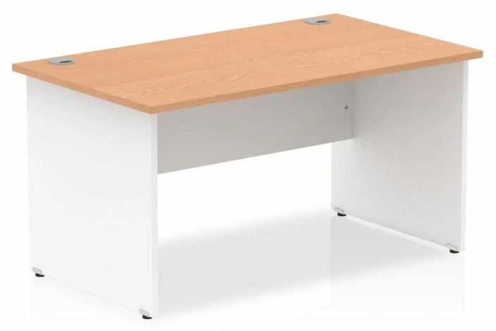 Vitali Duo Panel End Rectangular Desk - Image 4