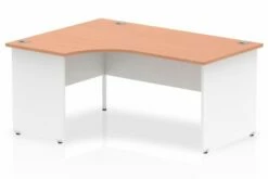 Vitali Duo Panel End Left Hand Ergonomic Desk