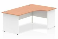 Vitali Duo Panel End Right Hand Ergonomic Desk