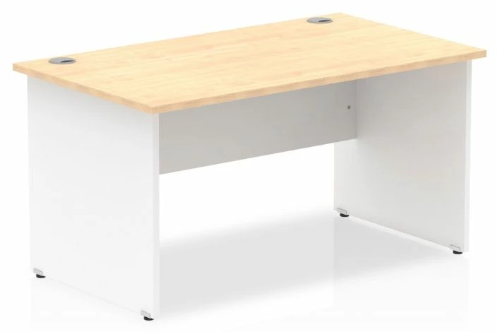 Vitali Duo Panel End Rectangular Desk - Image 2