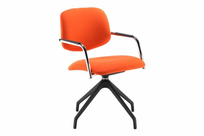 Swanston Half Back Conference Chair With Pyramid Base