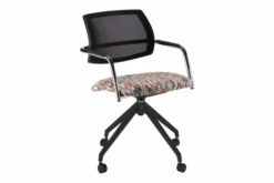 Swanston Mesh Back Conference Chair With Mobile Pyramid Base