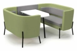 Rogan 4 Person Low Back Meeting Booth