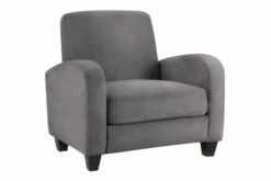Donovan Fabric Armchair (Dusk Grey Chenille)