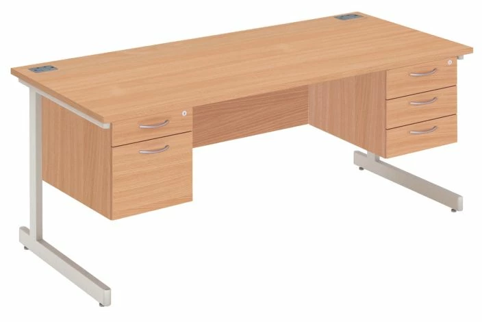 Proteus I Executive Desk 2+3 Drawers