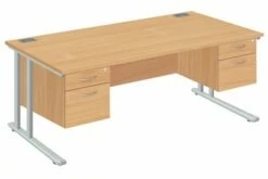 Proteus II Executive Desk 2+2 Drawers