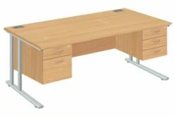 Proteus II Executive Desk 2+3 Drawers
