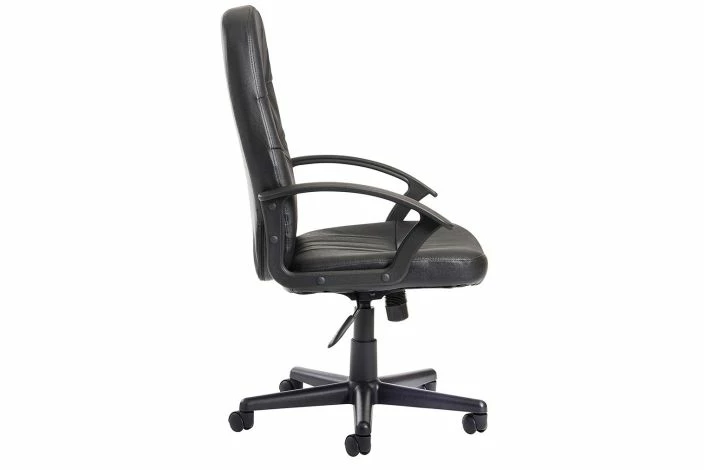 York High Back Leather Faced Executive Chair - Image 2