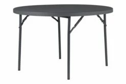 Zoey Circular Polypropylene Folding Table